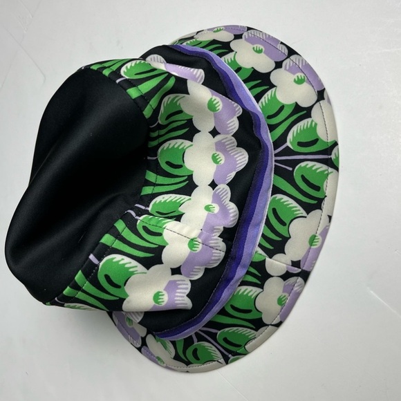 ANNA SUI Pansy Panel Bucket Hat - Picture 2 of 8